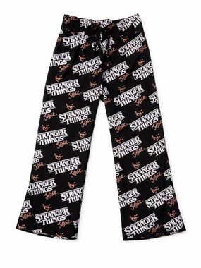 Justice Sleep “ Stranger Things” PJs XS 5/6 Logo Lounge Pants